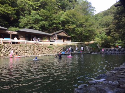 多度峡天然プールへ♪