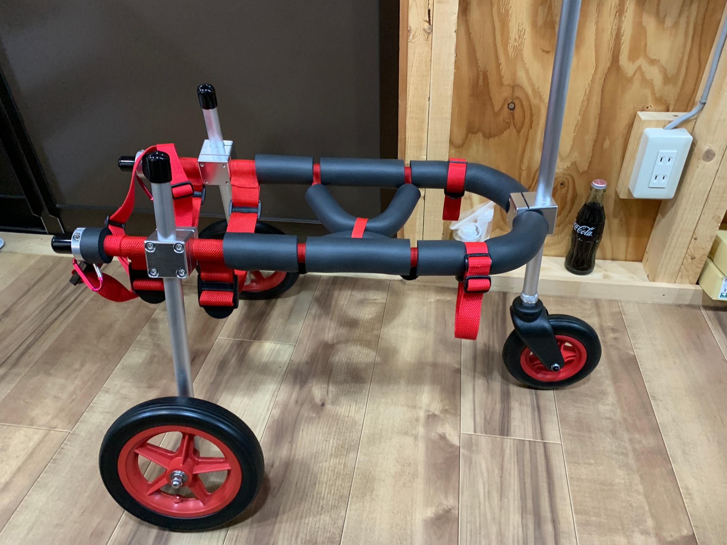 大阪府の柴犬 ジローちゃんの車椅子 製作実績 はな工房