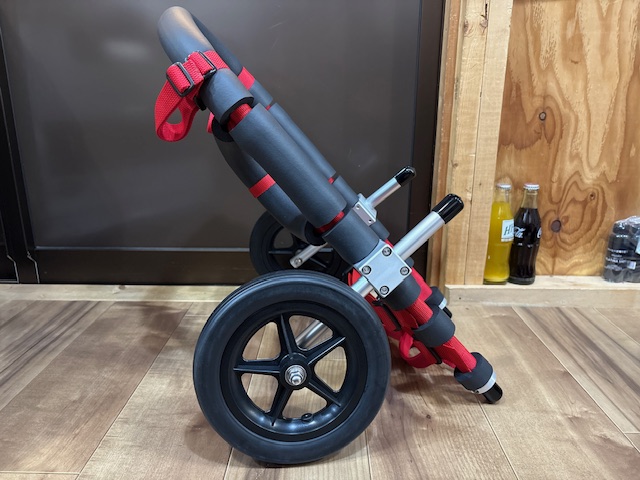 東京都のコーギー　レーガンちゃんの車椅子