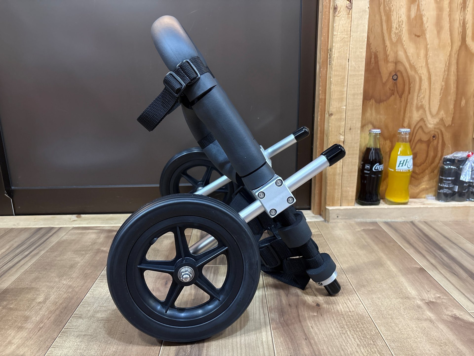 長野県のフレンチブルドッグ　ぱんちゃんの車椅子